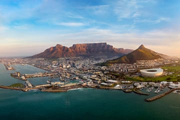 table mountain in Cape Town South Africa